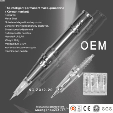 Double Function / Tattoo Permanent Makeup &amp; Derma Microneedling Maschine (ZX-PMU2012-20)